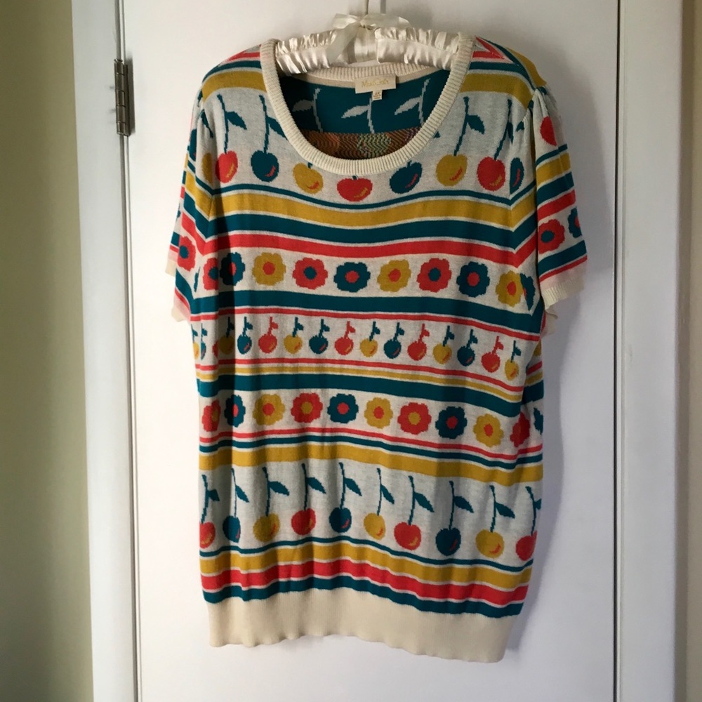 ModCloth What I Call Fun Intarsia Sweater 2x